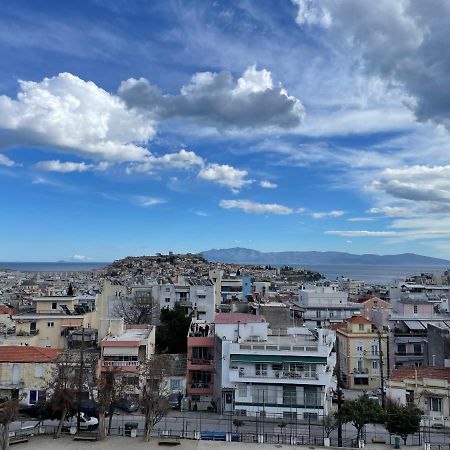 George & Nia Apartment - Central Kavala With Panoramic Terrace View Ngoại thất bức ảnh