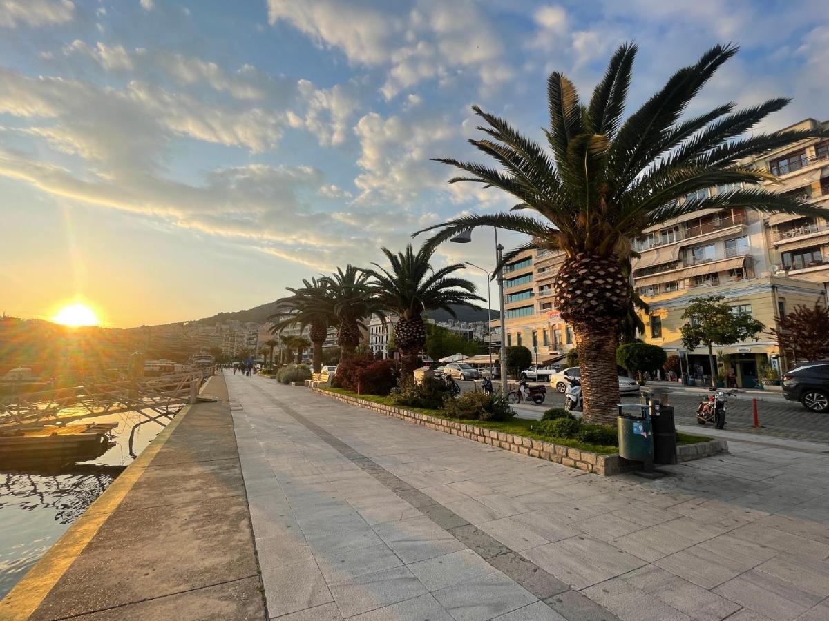 George & Nia Apartment - Central Kavala With Panoramic Terrace View Ngoại thất bức ảnh
