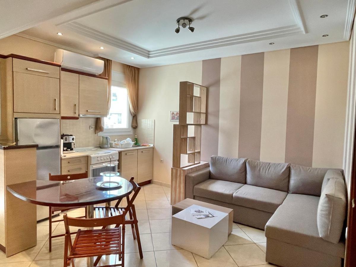 George & Nia Apartment - Central Kavala With Panoramic Terrace View Ngoại thất bức ảnh