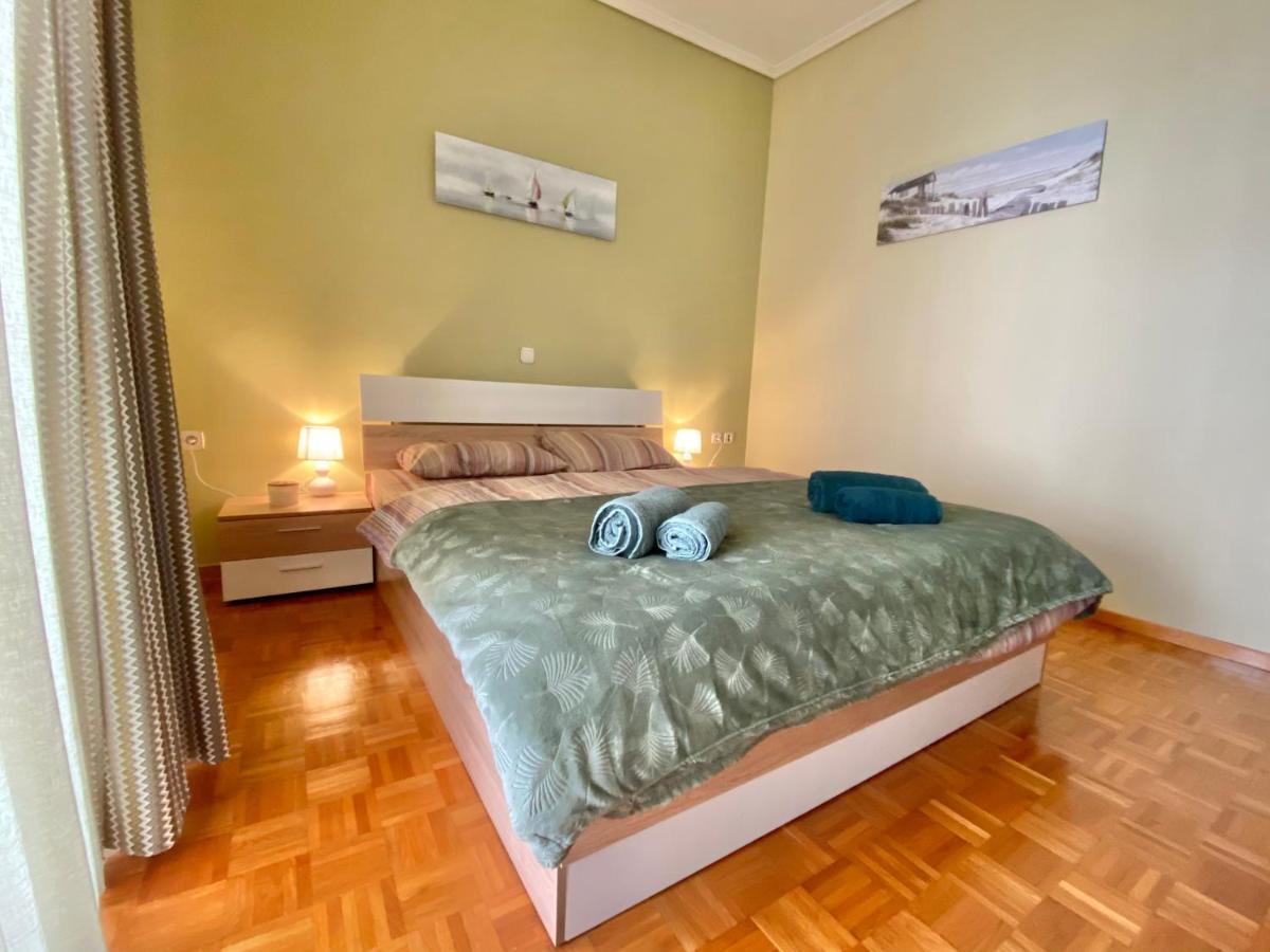 George & Nia Apartment - Central Kavala With Panoramic Terrace View Ngoại thất bức ảnh