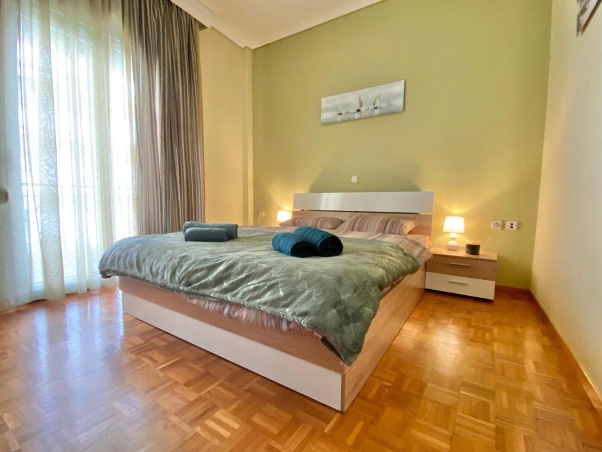 George & Nia Apartment - Central Kavala With Panoramic Terrace View Ngoại thất bức ảnh