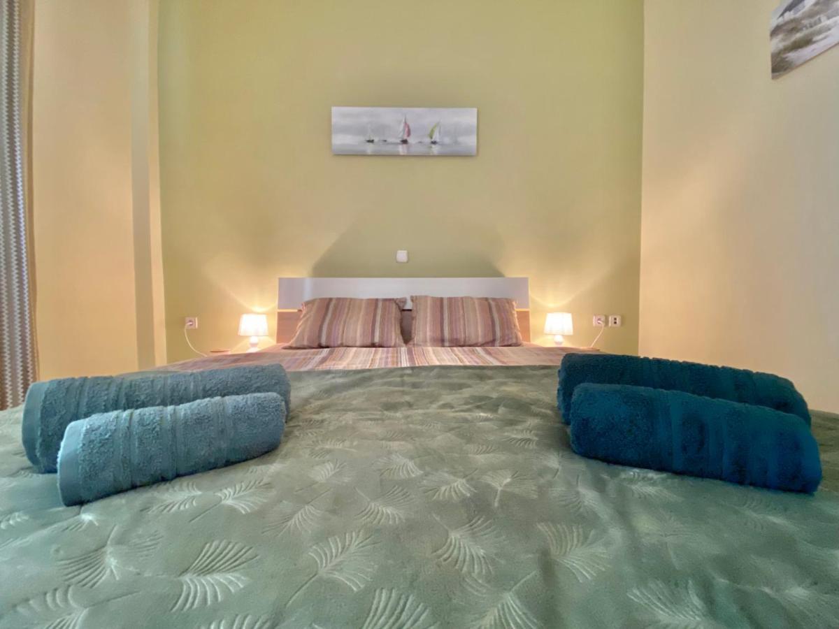 George & Nia Apartment - Central Kavala With Panoramic Terrace View Ngoại thất bức ảnh