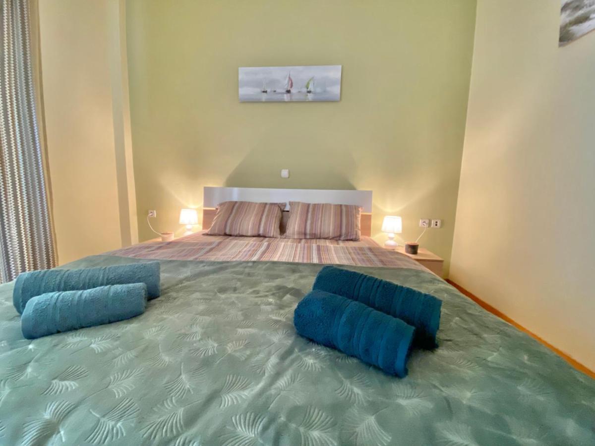 George & Nia Apartment - Central Kavala With Panoramic Terrace View Ngoại thất bức ảnh